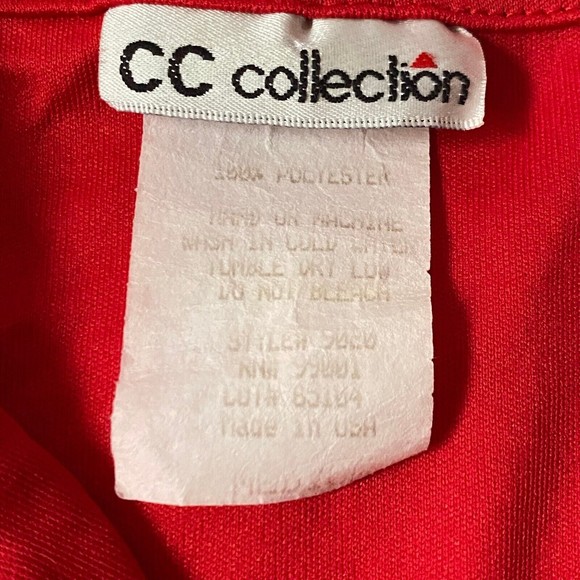 CC Collection Shirt Multicolor Sz M Button Down Raised Graphic Design Runs Small - Picture 7 of 11